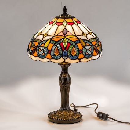 Brilagi - Tiffany βιτρώ επιτραπέζιο φωτιστικό LUISA 1xE27/40W/230V