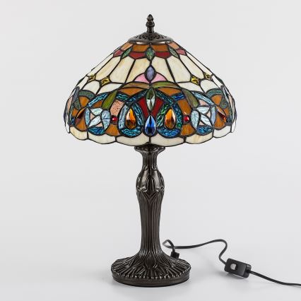Brilagi - Tiffany βιτρώ επιτραπέζιο φωτιστικό LUISA 1xE27/40W/230V
