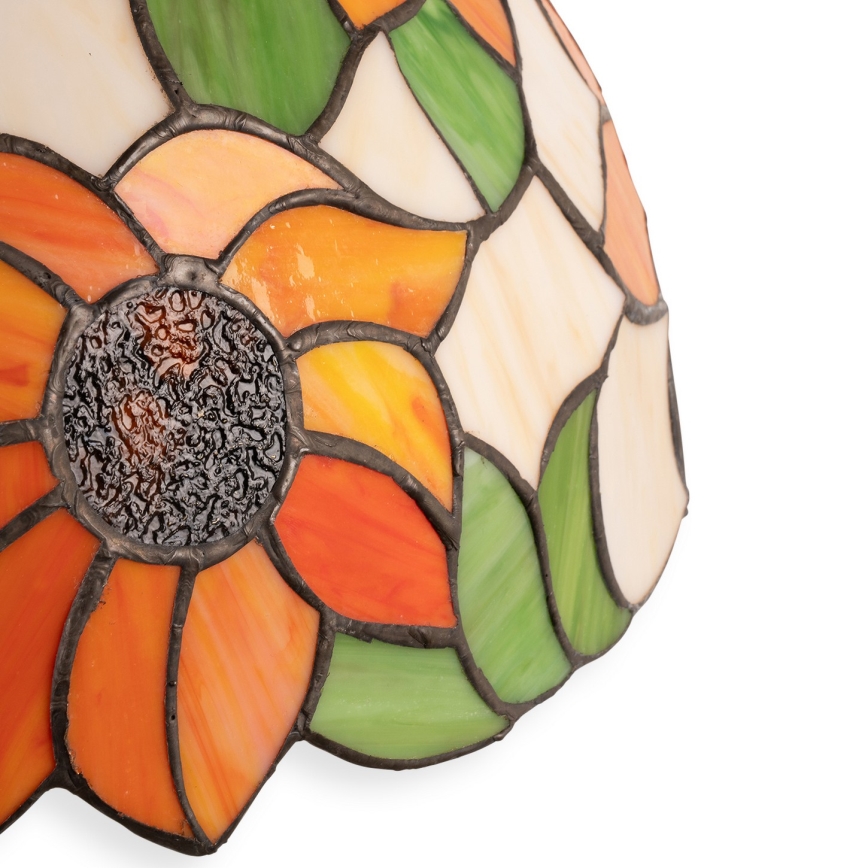 Brilagi - Tiffany βιτρώ επιτραπέζιο φωτιστικό SUNFLOWER 2xE27/60W/230V