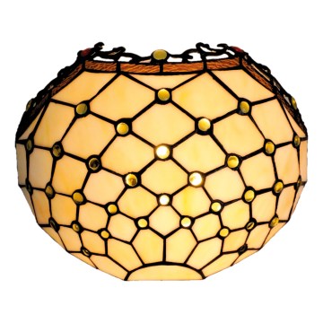 Brilagi - Tiffany βιτρώ επιτοίχιο φωτιστικό εκρού 1xE14/40W/230V