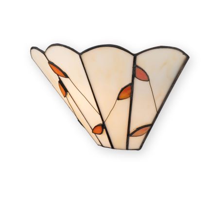 Brilagi - Tiffany βιτρό επιτοίχιο φωτιστικό FOLIA 1xE14/40W/230V