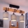 Brilagi - Εφαρμοστό φωτιστικό οροφής NUBILA 3xE27/60W/230V πεύκο/γκρι