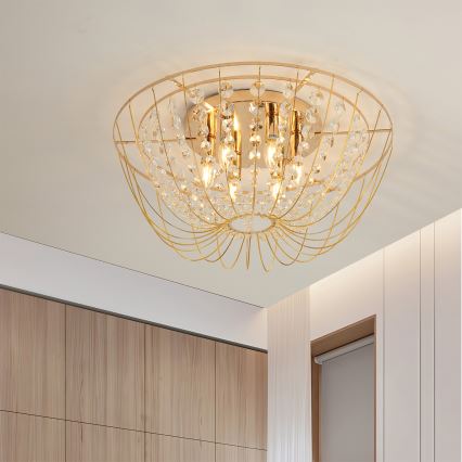 Brilagi - Επιφανειακά τοποθετούμενος πολυέλαιος VASTERAS 6xE14/40W/230V Ø 60 εκ.