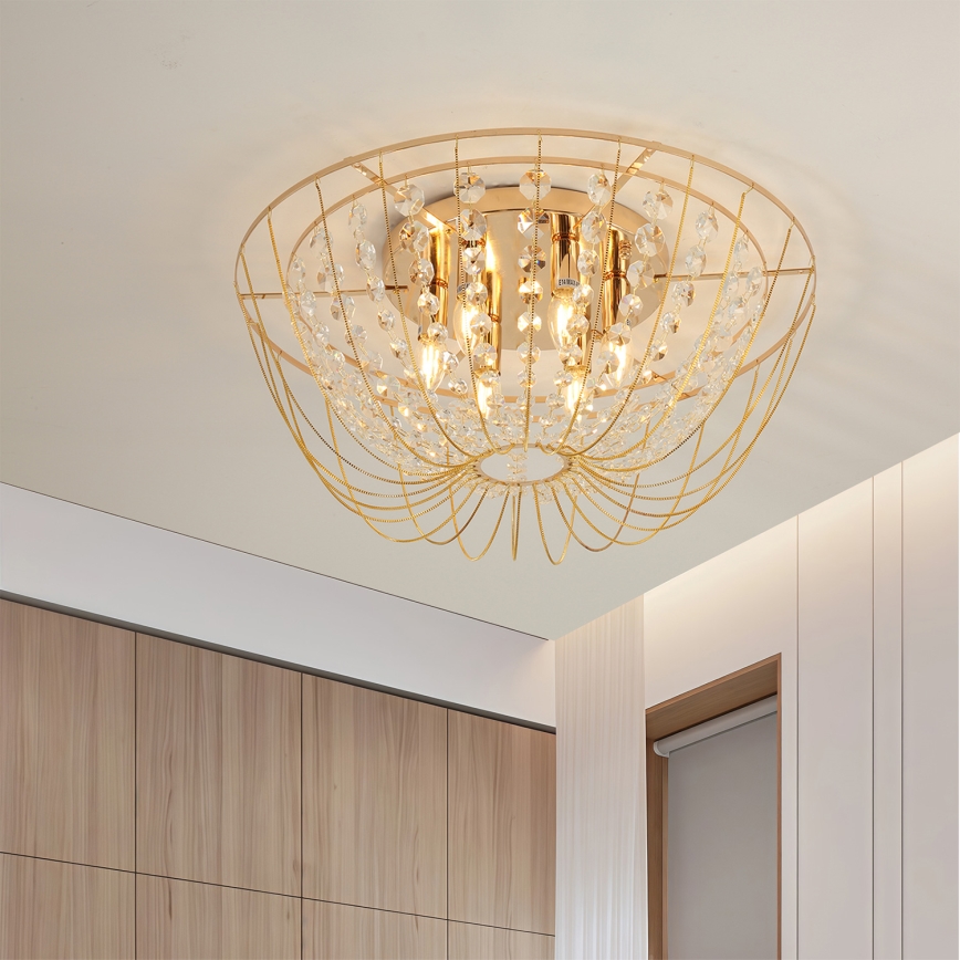 Brilagi - Επιφανειακά τοποθετούμενος πολυέλαιος VASTERAS 6xE14/40W/230V Ø 60 εκ.