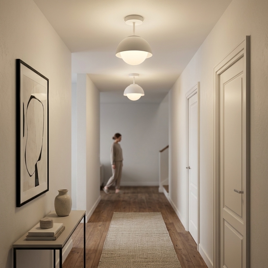 BRILAGI - Επιφανειακό φωτιστικό οροφής COSMO 1xE27/60W/230V λευκό/χρυσό