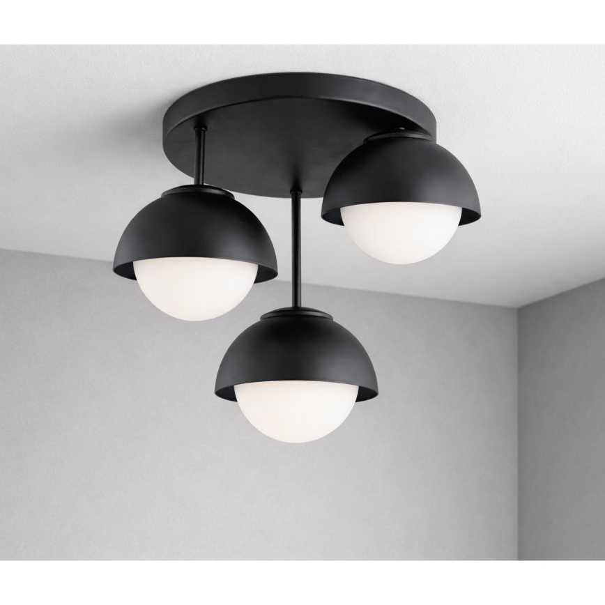 BRILAGI - Επιφανειακό φωτιστικό οροφής COSMO 3xE27/60W/230V μαύρο