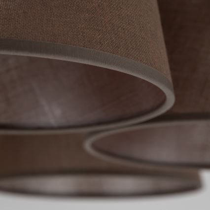 Brilagi - Επιφανειακό φωτιστικό οροφής LATTE 5xE27/15W/230V πεύκο/καφέ