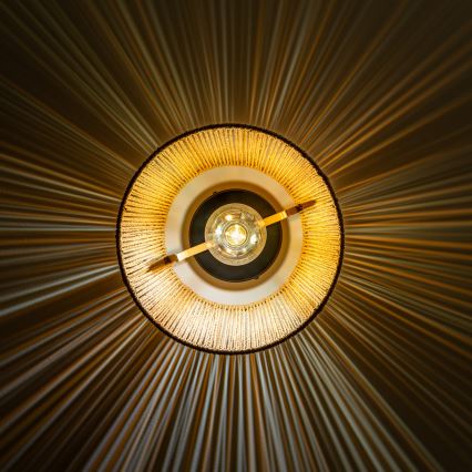 Brilagi - Επιφανειακό φωτιστικό οροφής LED CERIA BOHO 1xE27/40W/230V διάμ. 28 cm καφέ