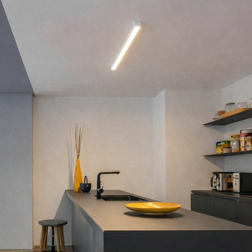 Brilagi - Επιφανειακό φωτιστικό οροφής LED FULLDAY LED/10/15/20W/230V 2700/4000/6000K 60 cm UGR19 λευκό