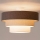 Brilagi - Επιφανειακό φωτιστικό οροφής LUNETA 1xE27/60W/230V Ø 40 cm γκρι/κρεμ/λευκό