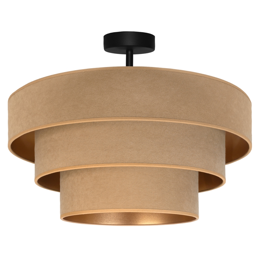 Brilagi - Επιφανειακό φωτιστικό οροφής LUNETA 1xE27/60W/230V διάμ. 40 cm μπεζ/χρυσό