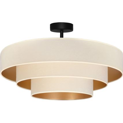 Brilagi - Επιφανειακό φωτιστικό οροφής LUNETA 3xE27/60W/230V διάμετρος 80 cm εκρού/χρυσό