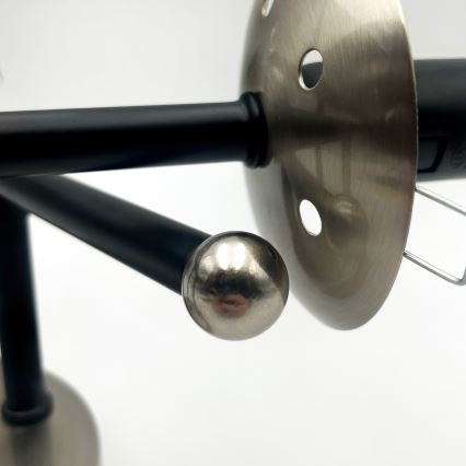 Brilagi - Επιφανειακό φωτιστικό οροφής MALIVA 3xE14/15W/230V ματ χρώμιο/καπνιστό