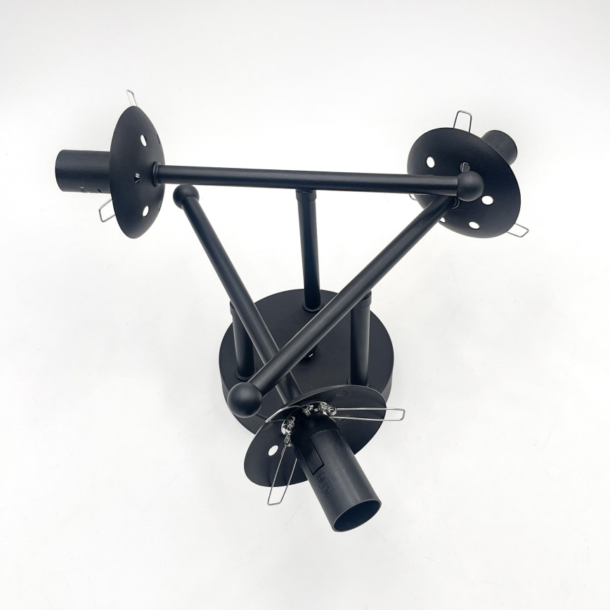 Brilagi - Επιφανειακό φωτιστικό οροφής MALIVA 3xE14/15W/230V μαύρο/λευκό