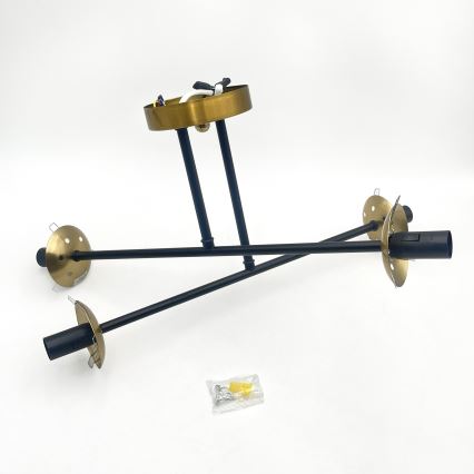 Brilagi - Επιφανειακό φωτιστικό οροφής MALIVA 4xE14/15W/230V σε χρυσό