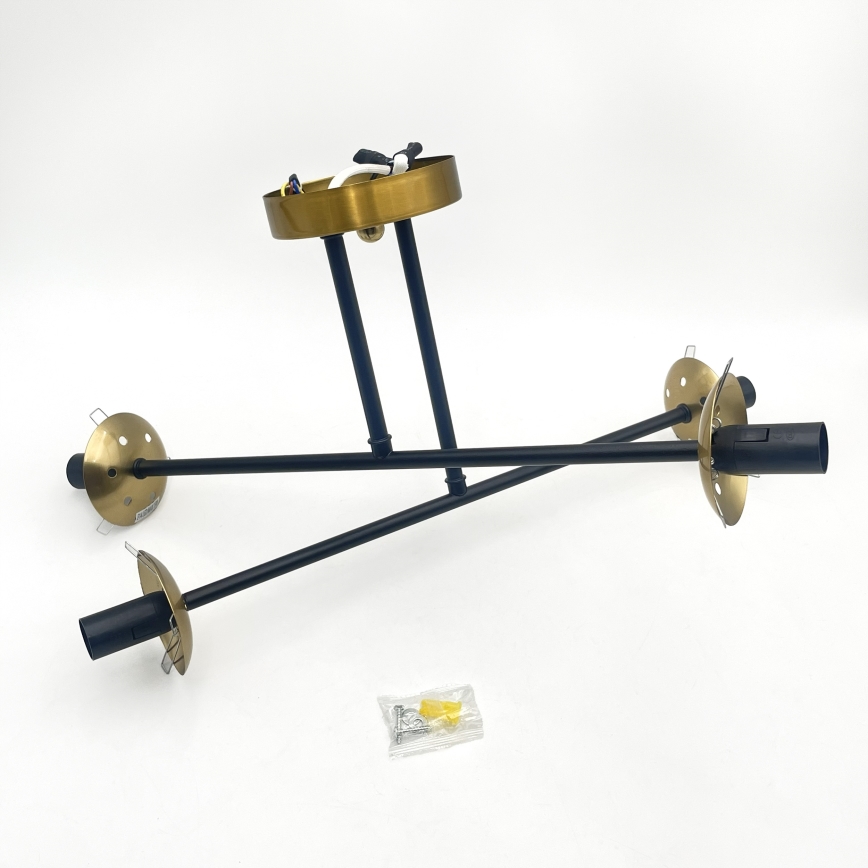 Brilagi - Επιφανειακό φωτιστικό οροφής MALIVA 4xE14/15W/230V σε χρυσό