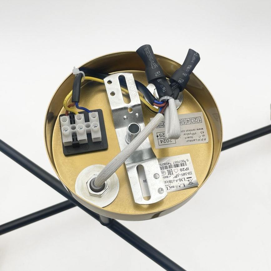 Brilagi - Επιφανειακό φωτιστικό οροφής MALIVA 4xE14/15W/230V σε χρυσό