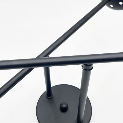 Brilagi - Επιφανειακό φωτιστικό οροφής MALIVA 4xE14/15W/230V μαύρο/καπνιστό