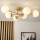 Brilagi - Επιφανειακό φωτιστικό οροφής MALIVA 6xE14/15W/230V χρυσό/λευκό