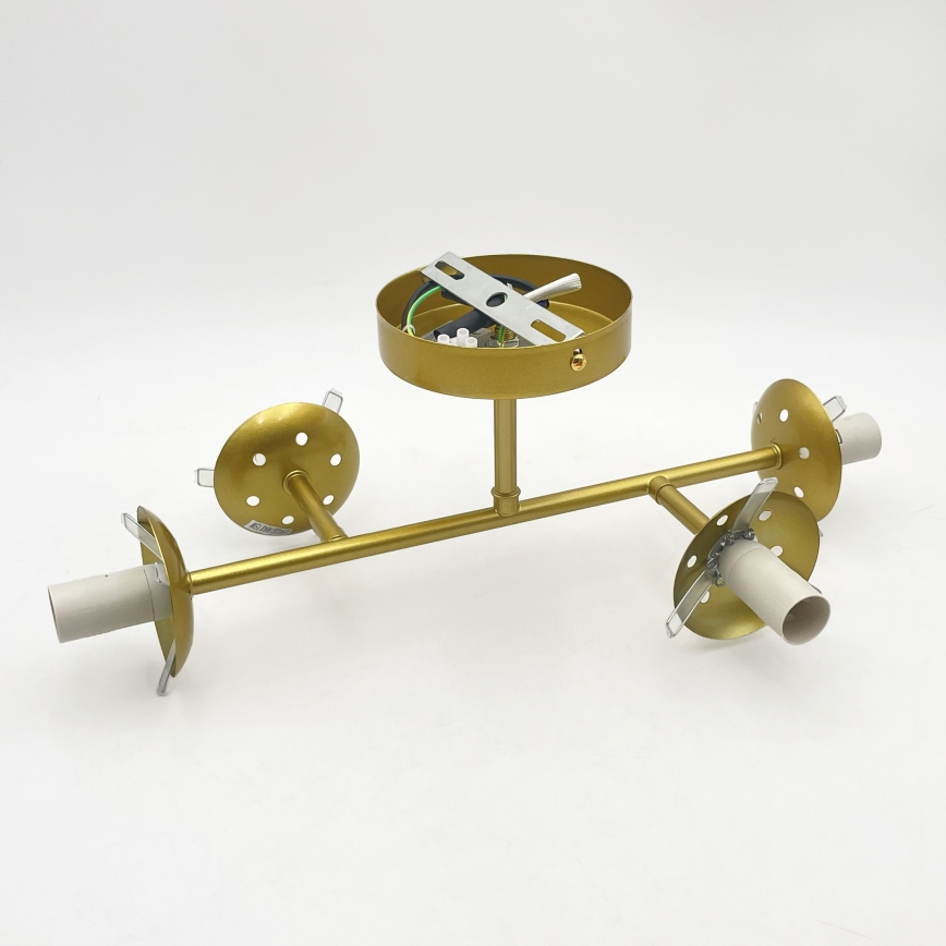 Brilagi - Επιφανειακό φωτιστικό οροφής MALONY 4xE14/20W/230V χρυσό