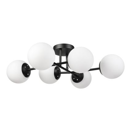 Brilagi - Επιφανειακό φωτιστικό οροφής MALONY 6xE14/20W/230V μαύρο