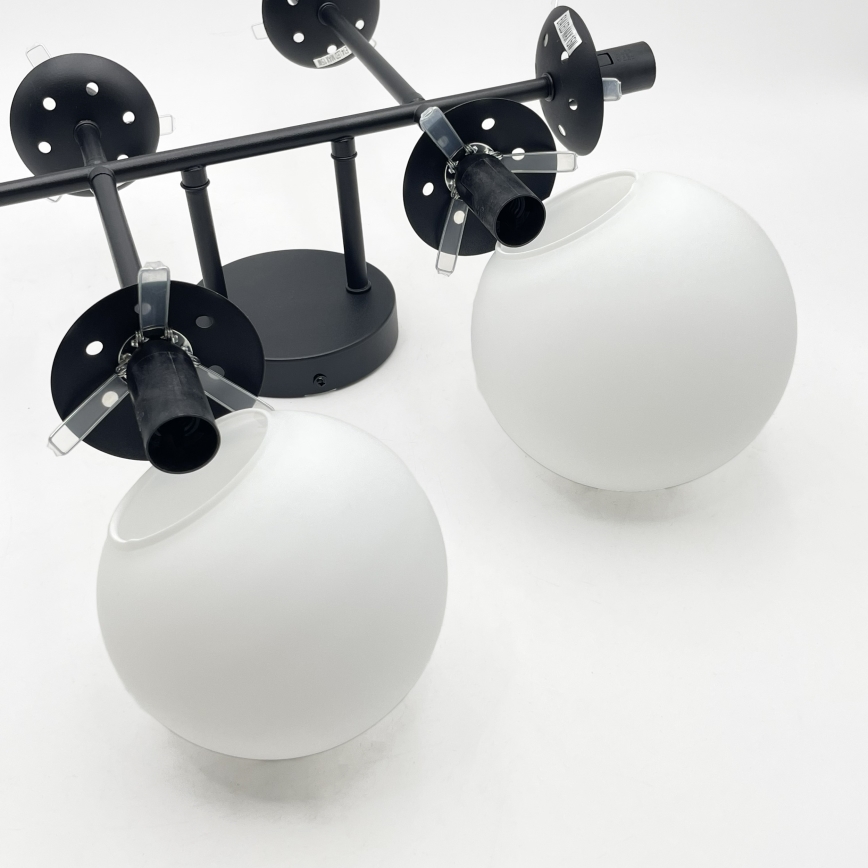 Brilagi - Επιφανειακό φωτιστικό οροφής MALONY 6xE14/20W/230V μαύρο