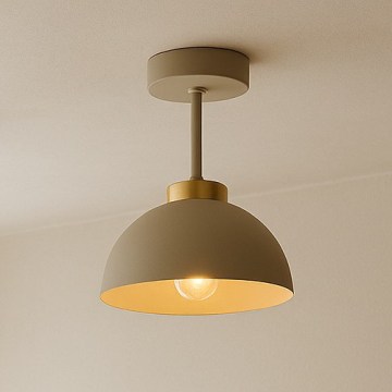 Brilagi - Επιφανειακό φωτιστικό οροφής MOON 1xE27/60W/230V μπεζ/χρυσό