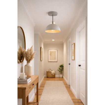Brilagi - Επιφανειακό φωτιστικό οροφής MOON 1xE27/60W/230V μπεζ/χρυσό