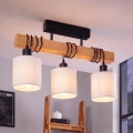 Brilagi - Επιφανειακό φωτιστικό οροφής NUBILA 3xE27/60W/230V πεύκο/λευκό