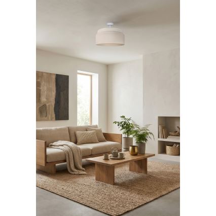Brilagi - Επιφανειακό φωτιστικό οροφής PADOVA 1xE27/60W/230V Ø 40 cm εκρού