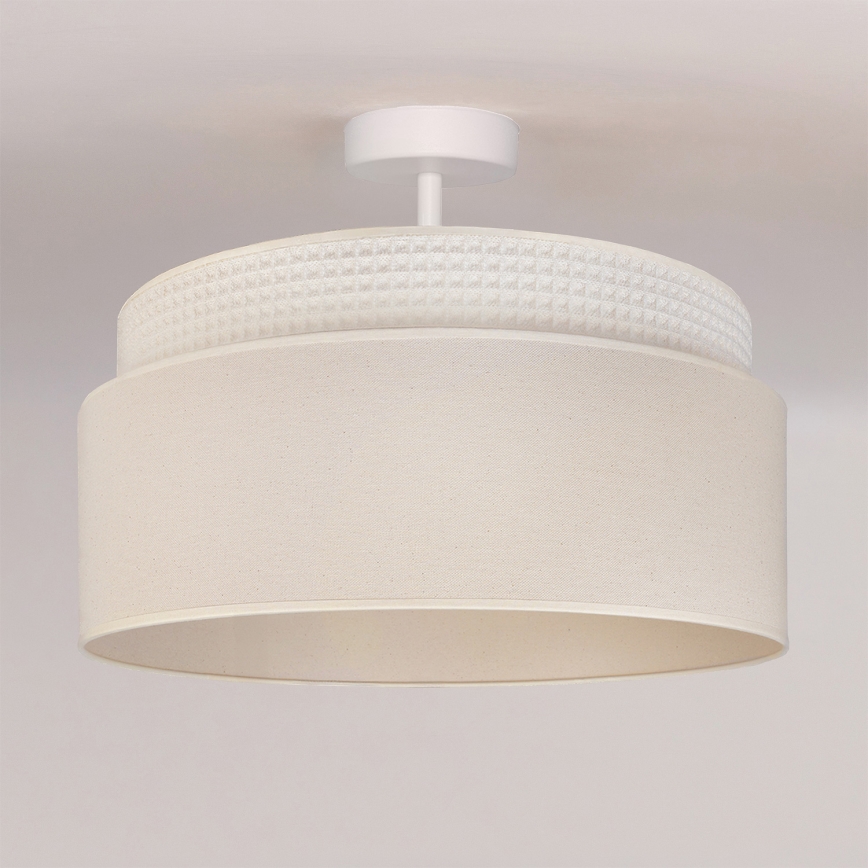 Brilagi - Επιφανειακό φωτιστικό οροφής PADOVA 1xE27/60W/230V Ø 40 cm εκρού