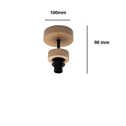 BRILAGI - Επιφανειακό φωτιστικό οροφής PARTY 1xE14/60W/230V, απόχρωση δρυός