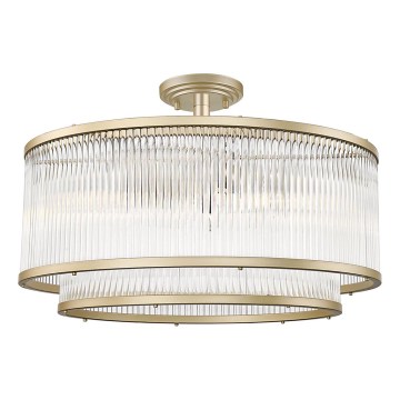 Brilagi - Επιφανειακό φωτιστικό οροφής RAMOS 6xE14/60W/230V χρυσό