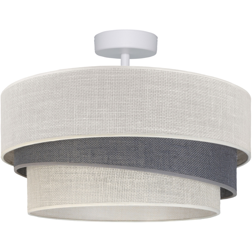 Brilagi - Επιφανειακό φωτιστικό οροφής TRIO 1xE27/60W/230V διάμ. 40 cm εκρού/γκρί
