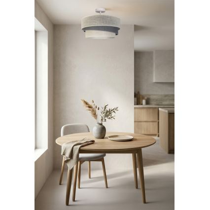Brilagi - Επιφανειακό φωτιστικό οροφής TRIO 1xE27/60W/230V διάμ. 40 cm εκρού/γκρί