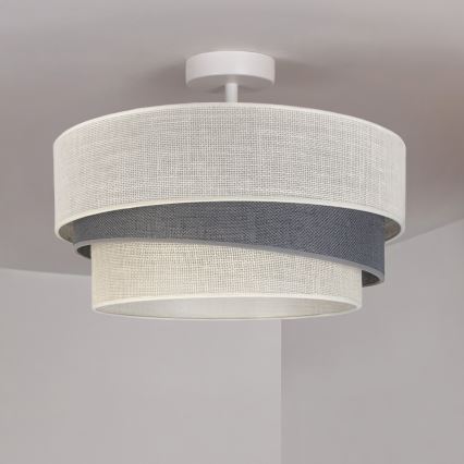 Brilagi - Επιφανειακό φωτιστικό οροφής TRIO 1xE27/60W/230V διάμ. 40 cm εκρού/γκρί