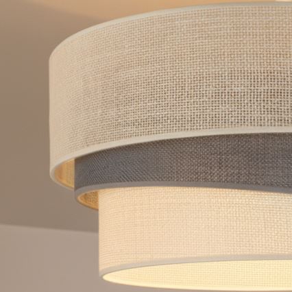 Brilagi - Επιφανειακό φωτιστικό οροφής TRIO 1xE27/60W/230V διάμ. 40 cm εκρού/γκρί