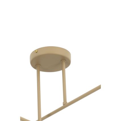 Brilagi - Επιφανειακό φωτιστικό οροφής VIRGO 4xE14/40W/230V κρεμ/χρυσό