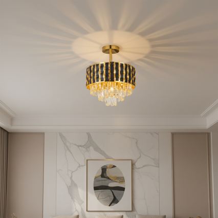 Brilagi - Επιφανειακός πολυέλαιος CRISTAL 5xE14/40W/230V Διάμ. 38 εκ.