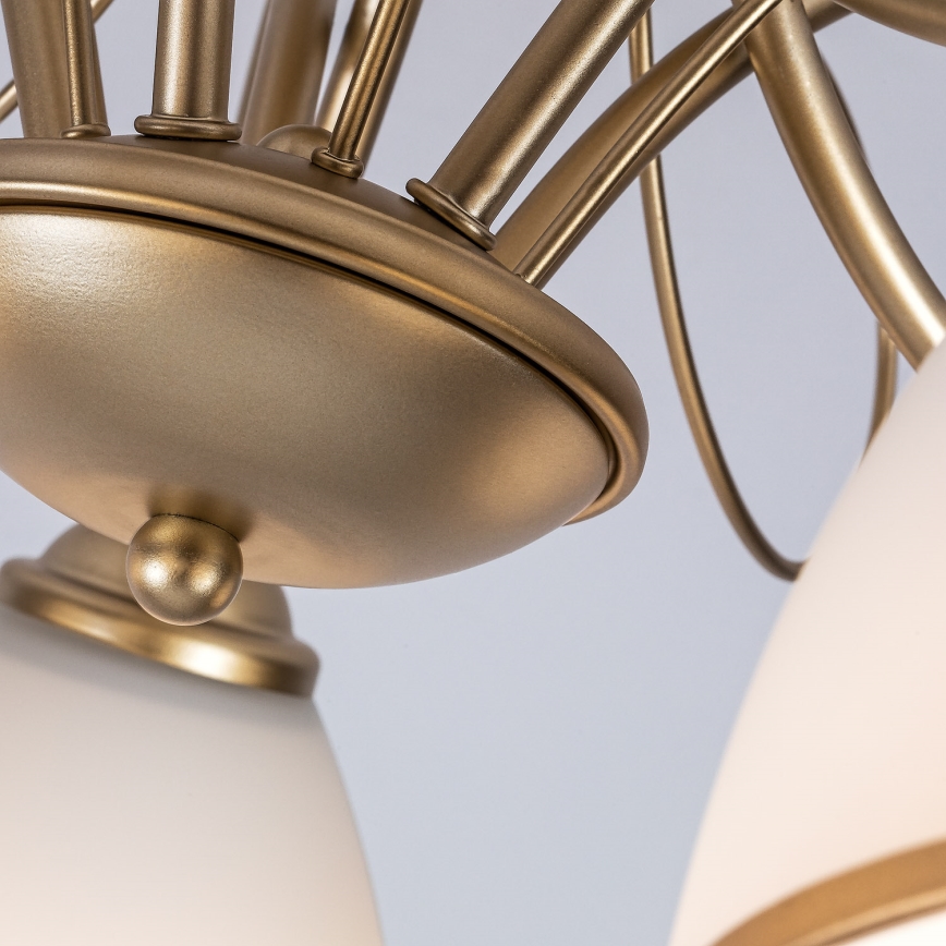 Brilagi - Επιφανειακός πολυέλαιος FRED 5xE27/60W/230V Ø 59 cm χρυσός