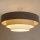 Brilagi - Επιφανειακός πολυέλαιος LUNETA 3xE27/60W/230V Ø 80 cm γκρι/κρεμ/λευκό