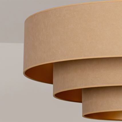 Brilagi - Επιφανειακός πολυέλαιος LUNETA 3xE27/60W/230V Ø 80 εκ. μπεζ/χρυσό