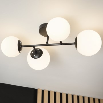 Brilagi - Επιφανειακός πολυέλαιος οροφής MALONY 4xE14/20W/230V μαύρο