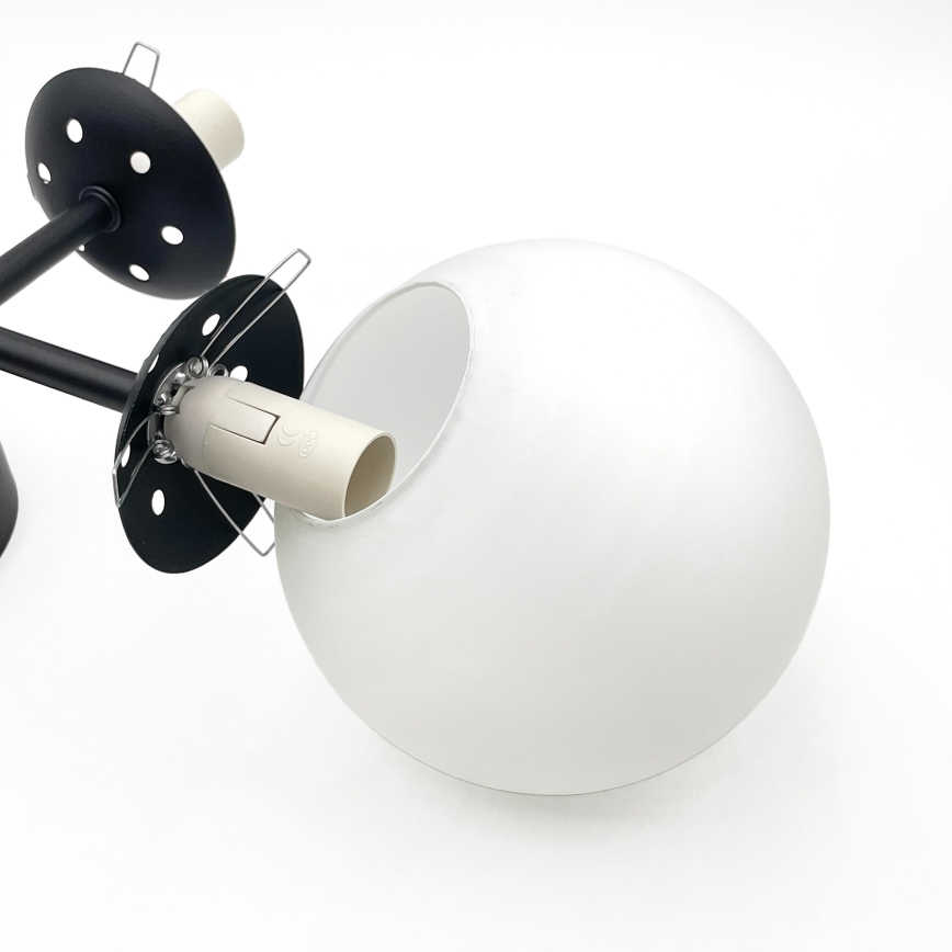 Brilagi - Επιφανειακός πολυέλαιος οροφής MALONY 4xE14/20W/230V μαύρο