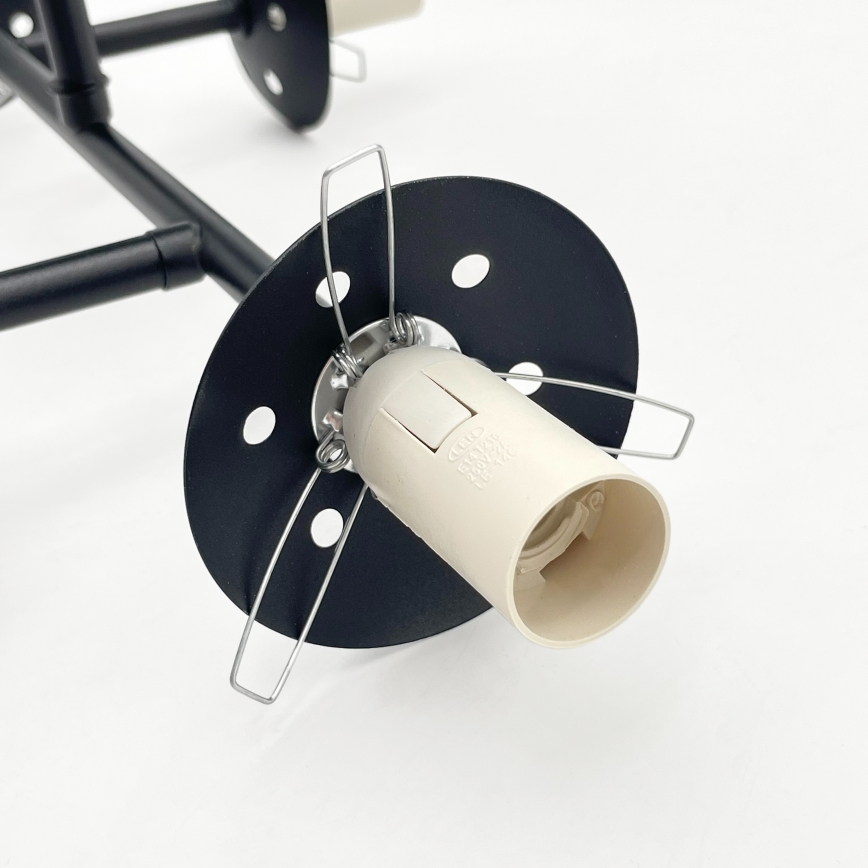 Brilagi - Επιφανειακός πολυέλαιος οροφής MALONY 4xE14/20W/230V μαύρο