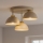 Brilagi - Επικαθήμενη πλαφονιέρα MOON 3xE27/60W/230V μπεζ/χρυσό