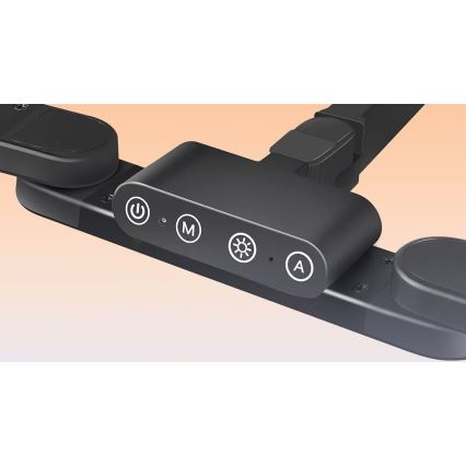 Brilagi - LED Dimming αφής εύκαμπτο Επιτραπέζιο φωτιστικό VARIO LED/24W/230V 3000-6500K CRI 92 μαύρο