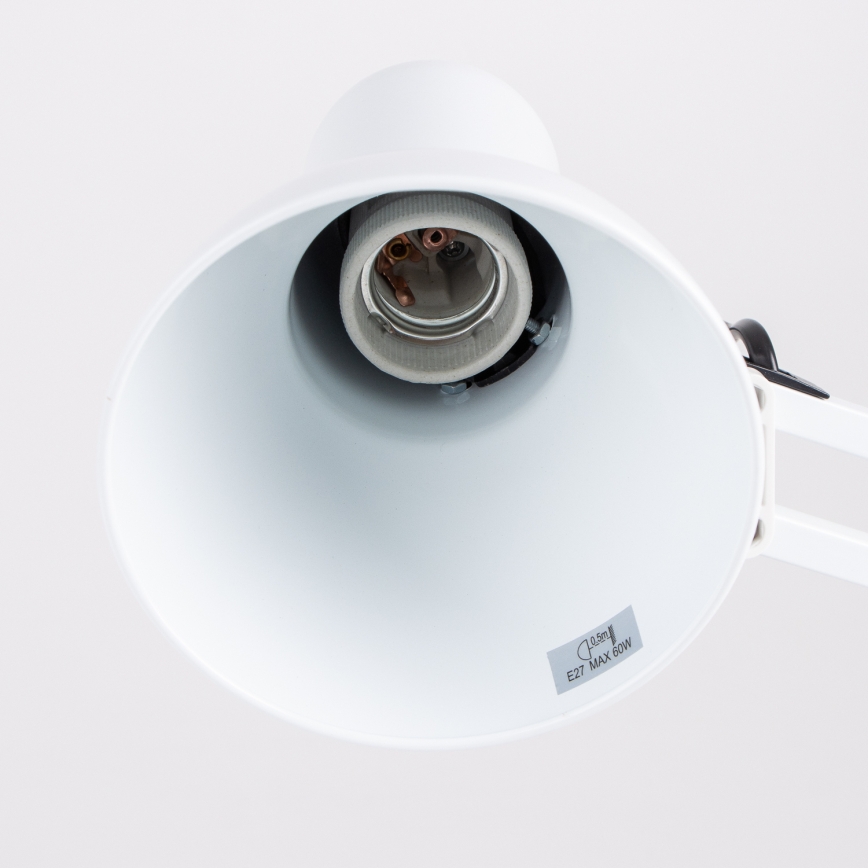 Brilagi - Επιτραπέζια λάμπα LED ROMERO 1xE27/10W/230V λευκό