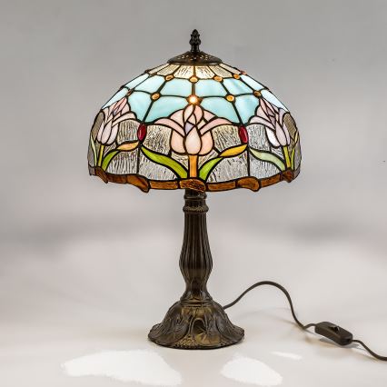 Brilagi - Επιτραπέζια λάμπα Tiffany από βιτρώ LORAS 1xE27/40W/230V