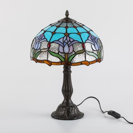 Brilagi - Επιτραπέζια λάμπα Tiffany από βιτρώ LORAS 1xE27/40W/230V